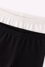 Girls’ Capri Leggings Multipack (2 Pack) “ Basic Stretch Capri Leggings