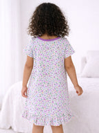 Girls’ Nightdress “ Floral Print Sleep Tee Dress