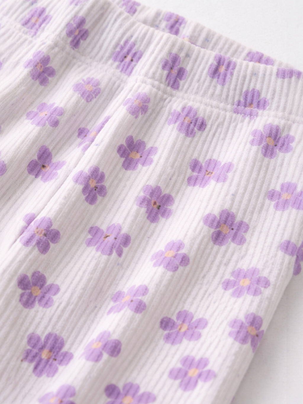 Girls’ Pajama Set “ Butterfly Graphic Frill Sleeve Top & Star Print Pants