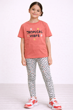 Girls 2Pc Graphic Shirt Set