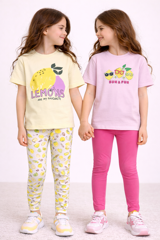 Girls 2Pc Graphic Shirt Set
