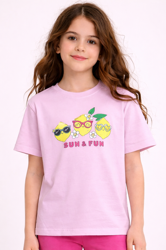 Girls 2Pc Graphic Shirt Set