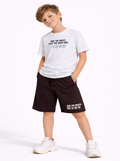 Boys 2 Pc "Ride The Waves" T-Shirt & Shorts Set (Relaxed Fit)