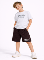 Boys 2 Pc "Ride The Waves" T-Shirt & Shorts Set (Relaxed Fit)
