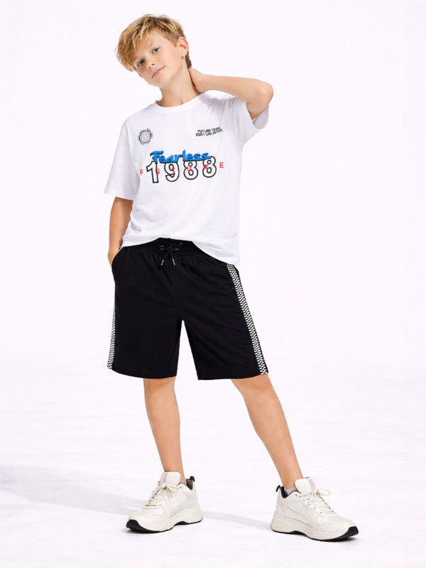 Boys Fearless 1988 T-Shirt & Black Shorts Set