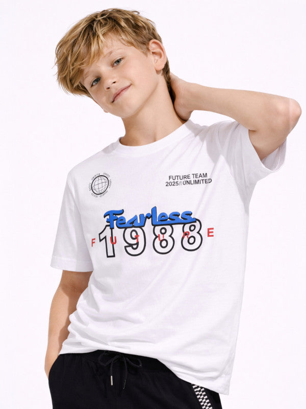 Boys Fearless 1988 T-Shirt & Black Shorts Set