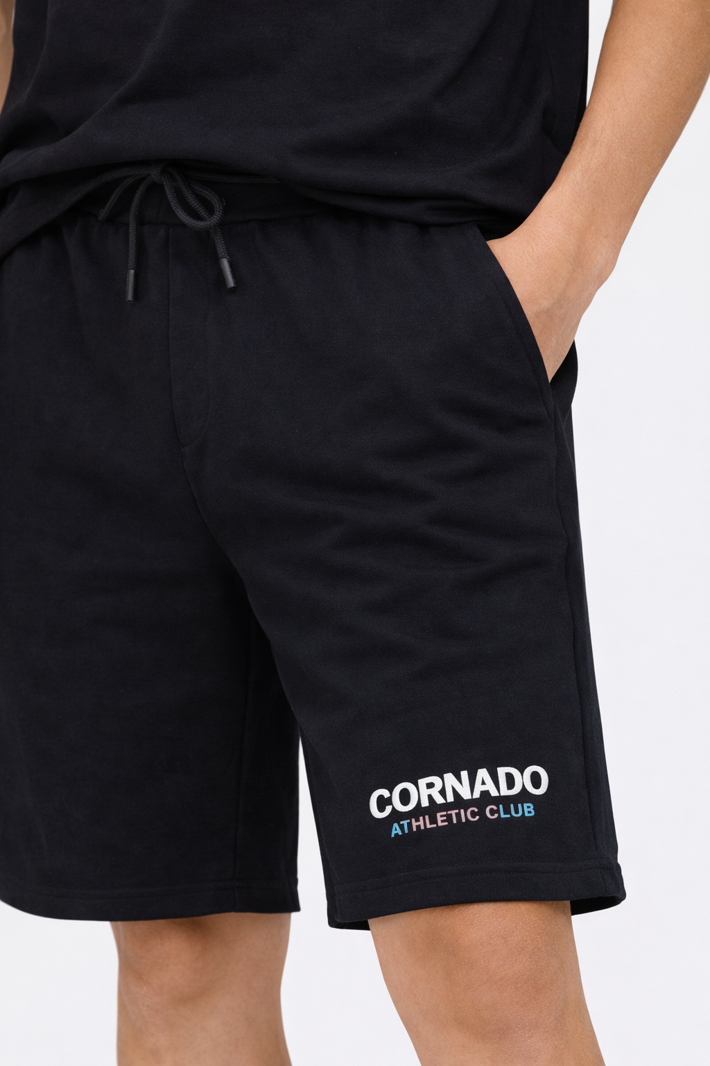 Boys Corrado Athletic Club T-Shirt & Black Shorts Set