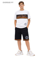 Boys New Limits Oversized T-Shirt & Black Shorts Set