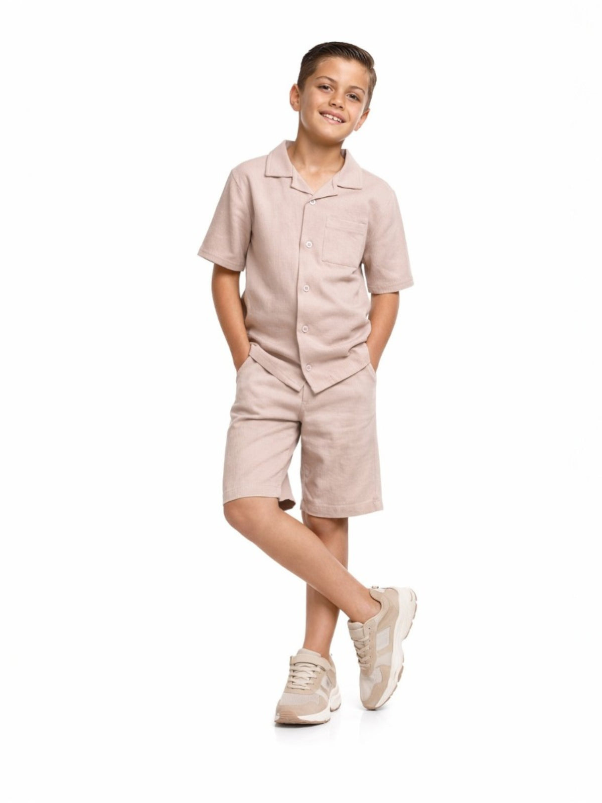 Boys Shirt Shorts Set