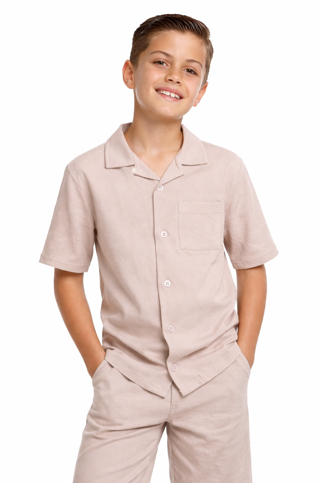 Boys Shirt Shorts Set