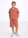 Boys Shirt Shorts Set