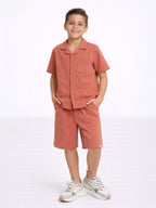 Boys Shirt Shorts Set