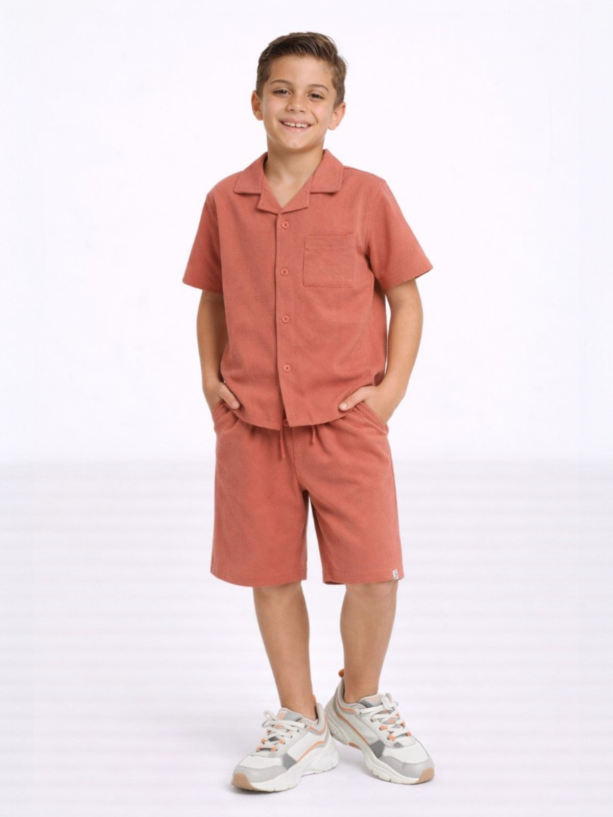 Boys Shirt Shorts Set