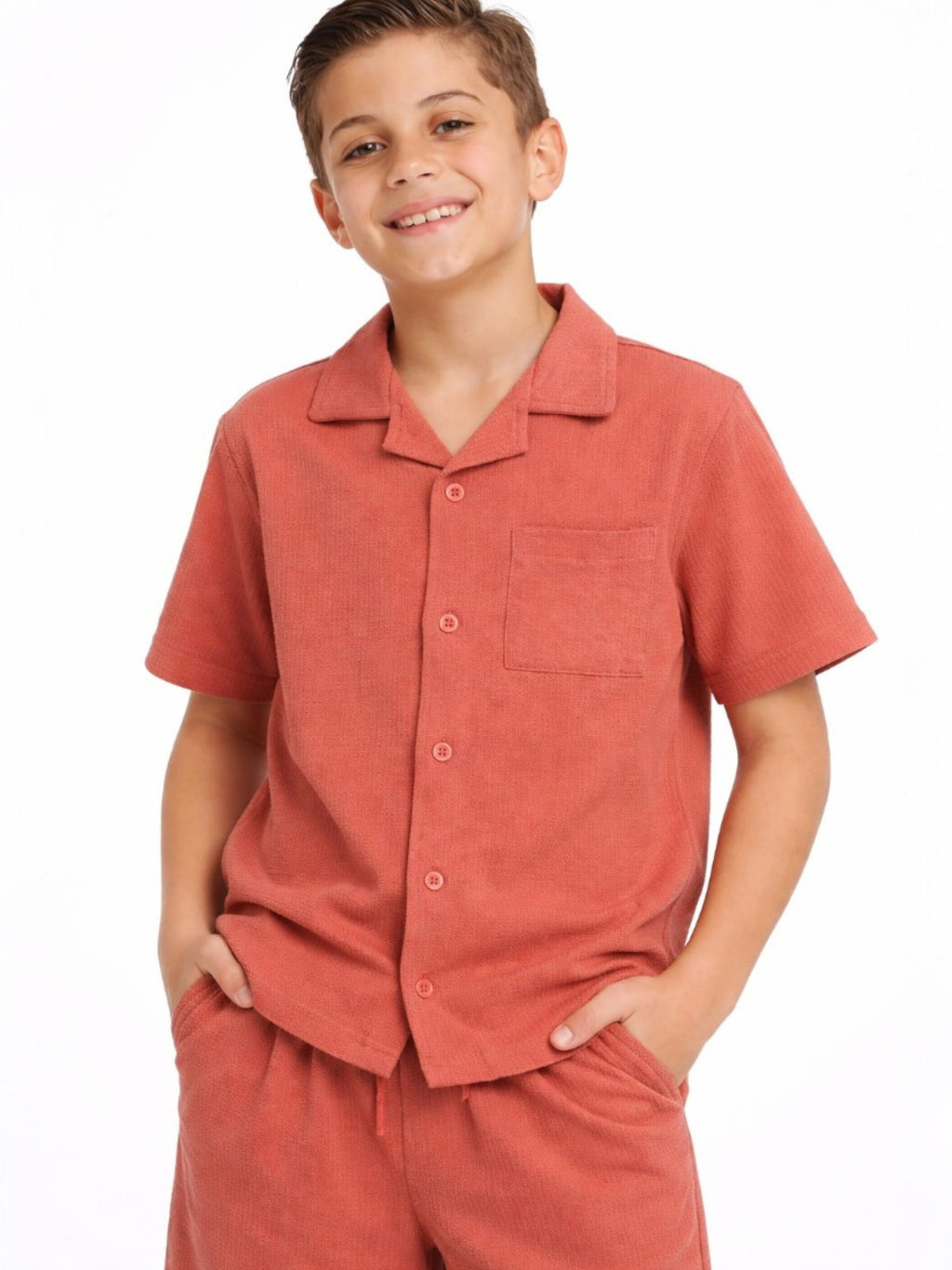 Boys Shirt Shorts Set