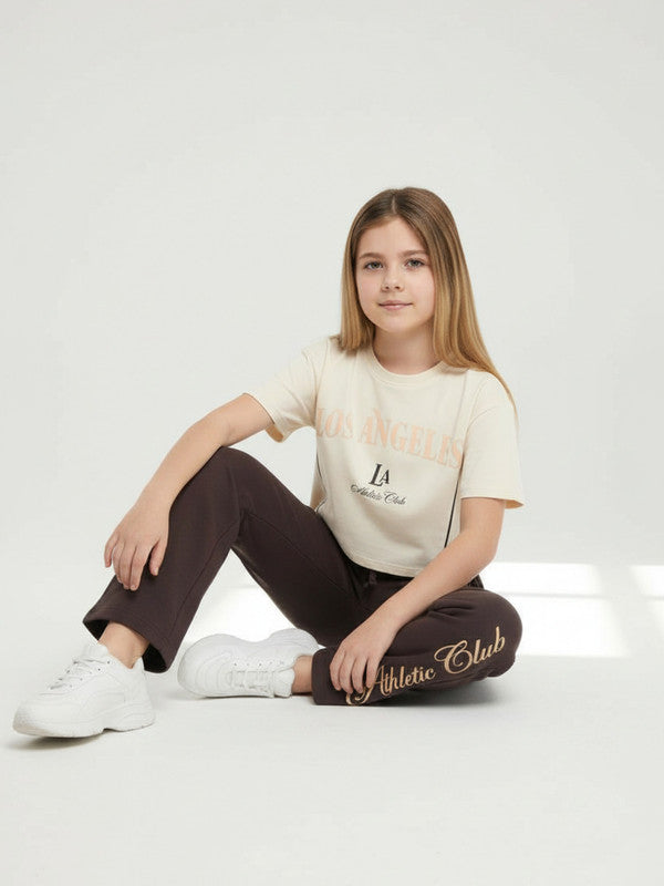 Girls 2Pc Print T Shirt