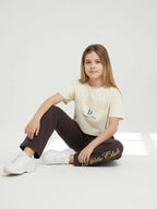 Girls 2Pc Print T Shirt