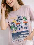 Girls French Riviera Embellished T-Shirt (Relaxed Fit)