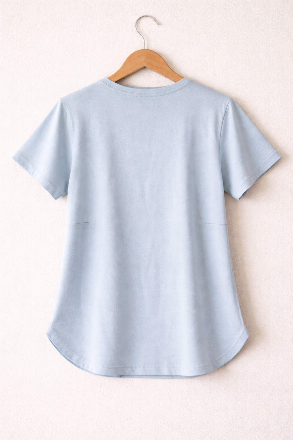 Girls St. Tropez France Graphic Embellished T-Shirt (Light Blue- Relaxed Fit)