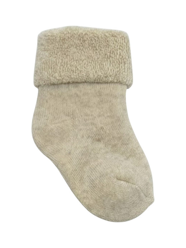 Mixed Muted Baby Roll Top Toweling Socks 4 Pack