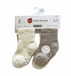 Neutral Baby Extra Thick Anti-Skid 4 Pack Socks