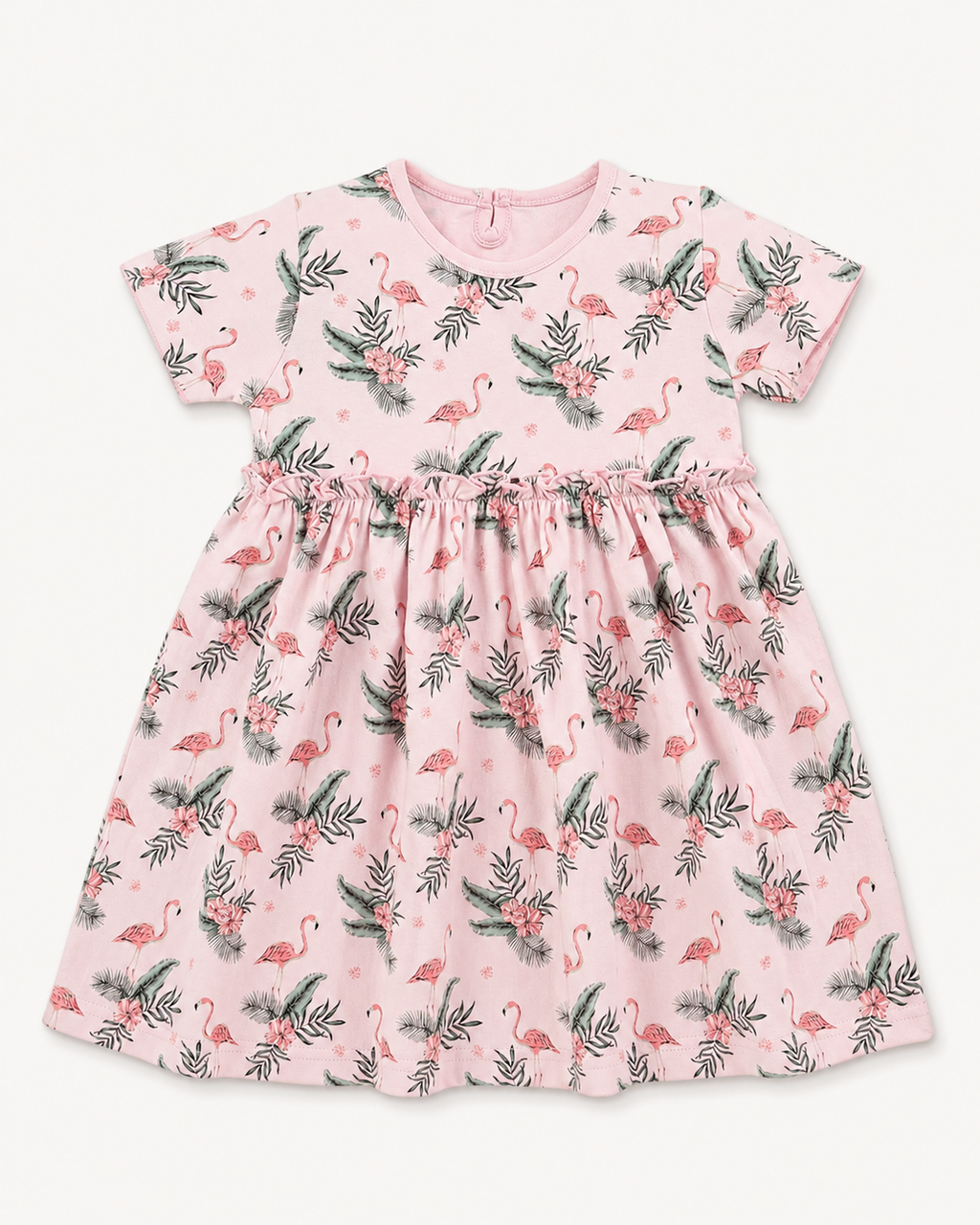 Girls Floral Puff