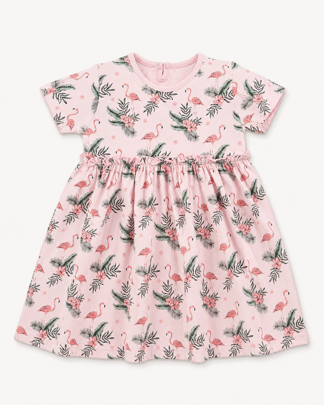 Girls Floral Puff