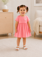 Girls Floral Puff