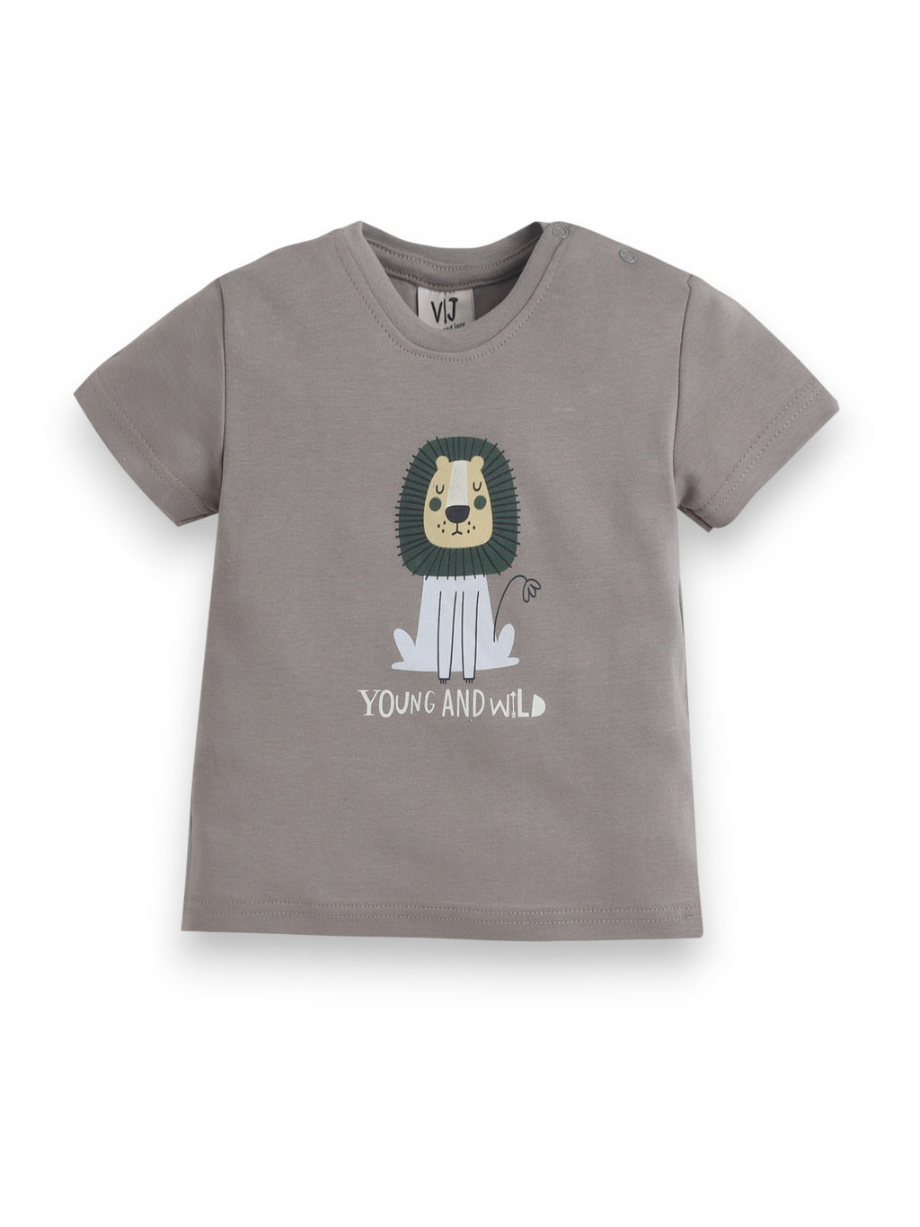 Infant Boys Lion Print Cotton Pajama Set “ T-Shirt & Pajama Pants Nightwear