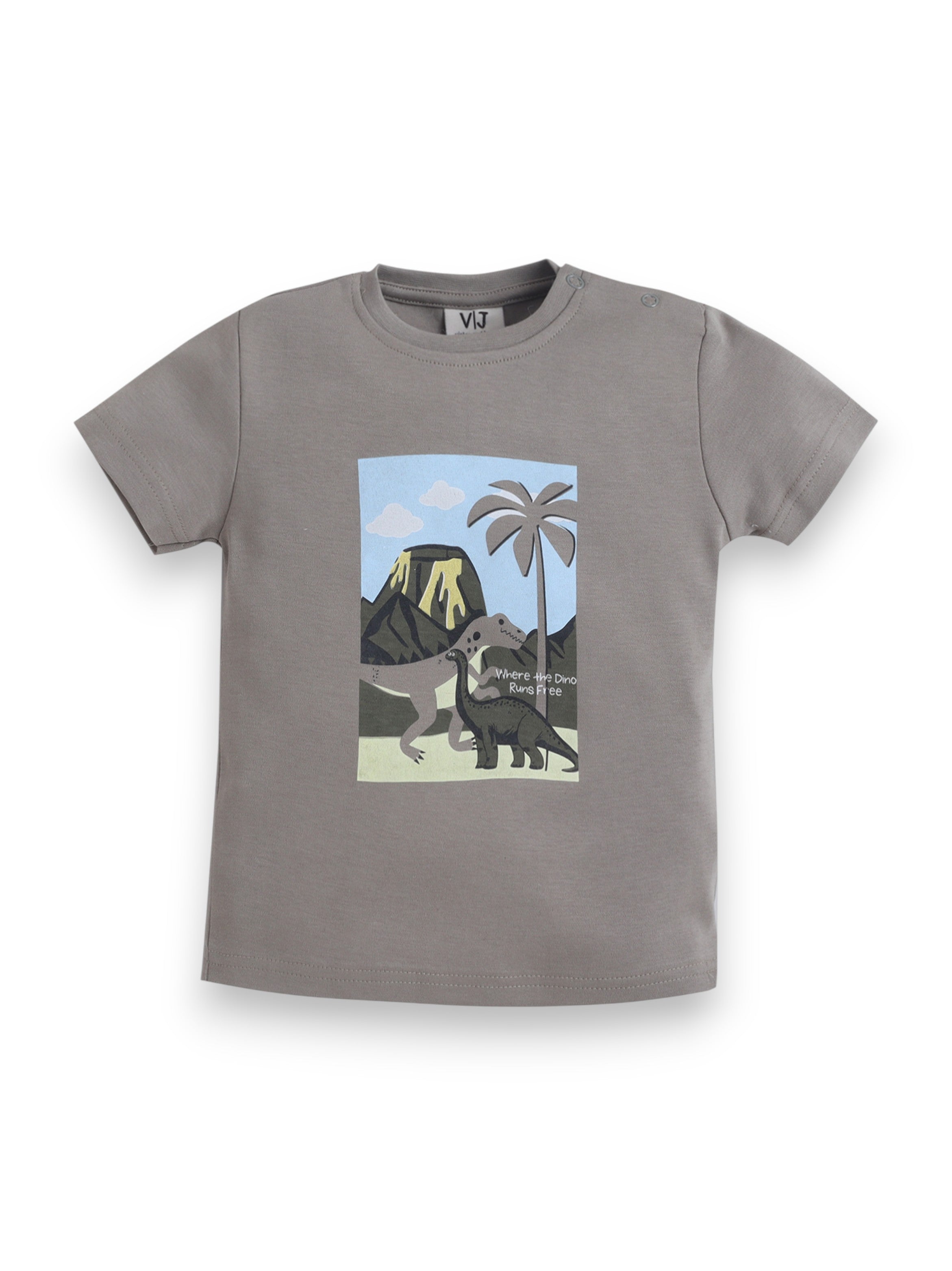 Infant Boys Nature Print Cotton Pajama Set “ T-Shirt & Pajama Pants Nightwear