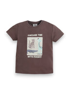 Infant Boys Animal Graphic Cotton Pajama Set “ T-Shirt & Pajama Pants Nightwear