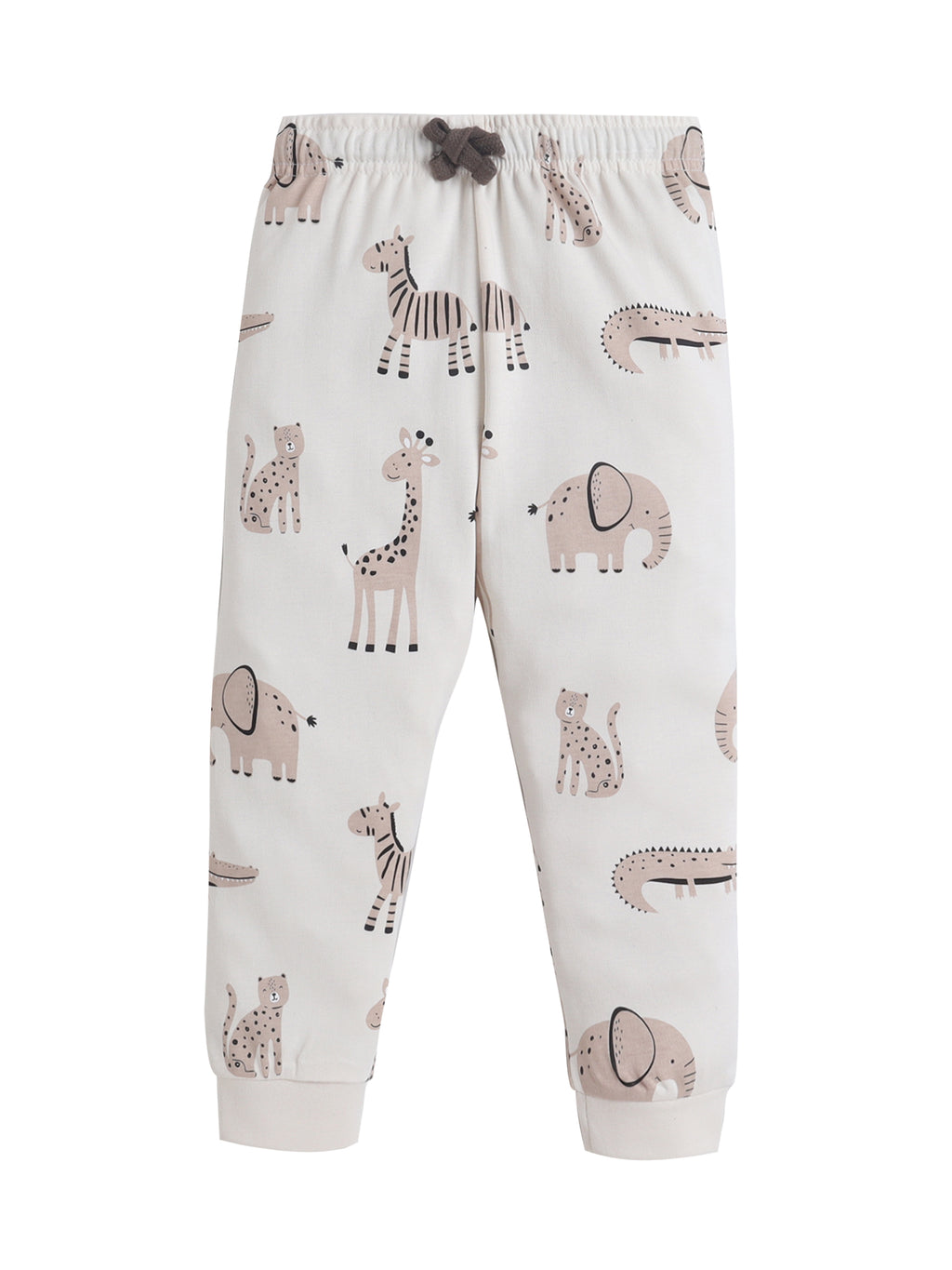Infant Boys Animal Graphic Cotton Pajama Set “ T-Shirt & Pajama Pants Nightwear