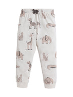 Infant Boys Animal Graphic Cotton Pajama Set “ T-Shirt & Pajama Pants Nightwear