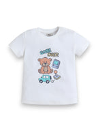Infant Boys Teddy Bear Print Cotton Pajama Set “ T-Shirt & Pajama Pants Nightwear