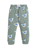 Infant Boys Bird Graphic Cotton Pajama Set “ T-Shirt & Pajama Pants Nightwear