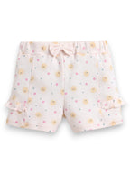 Infant Girls’ 2-Piece Set “ Sunshine Slogan Top & Floral Ruffle Shorts
