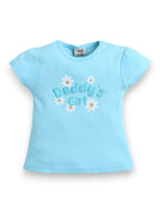 Infant Girls’ 2-Piece Set “ Œdaddy’S Girl” Top & Daisy Print Ruffle Shorts