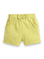 Infant Girls’ 2-Piece Set “ Giraffe Print Top & Dotted Shorts