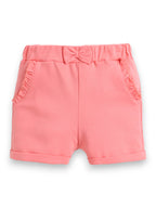 Infant Girls’ 2-Piece Set “ Bunny Face Top & Bow Detail Shorts