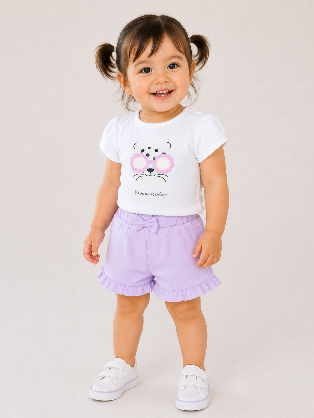 Baby Girls 2Pc Shorts Set