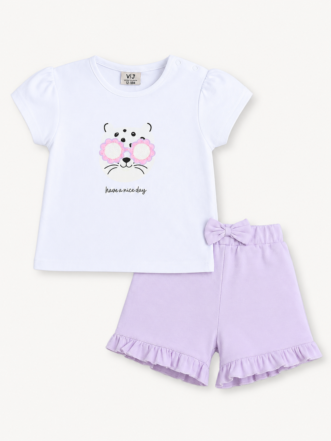 Baby Girls 2Pc Shorts Set