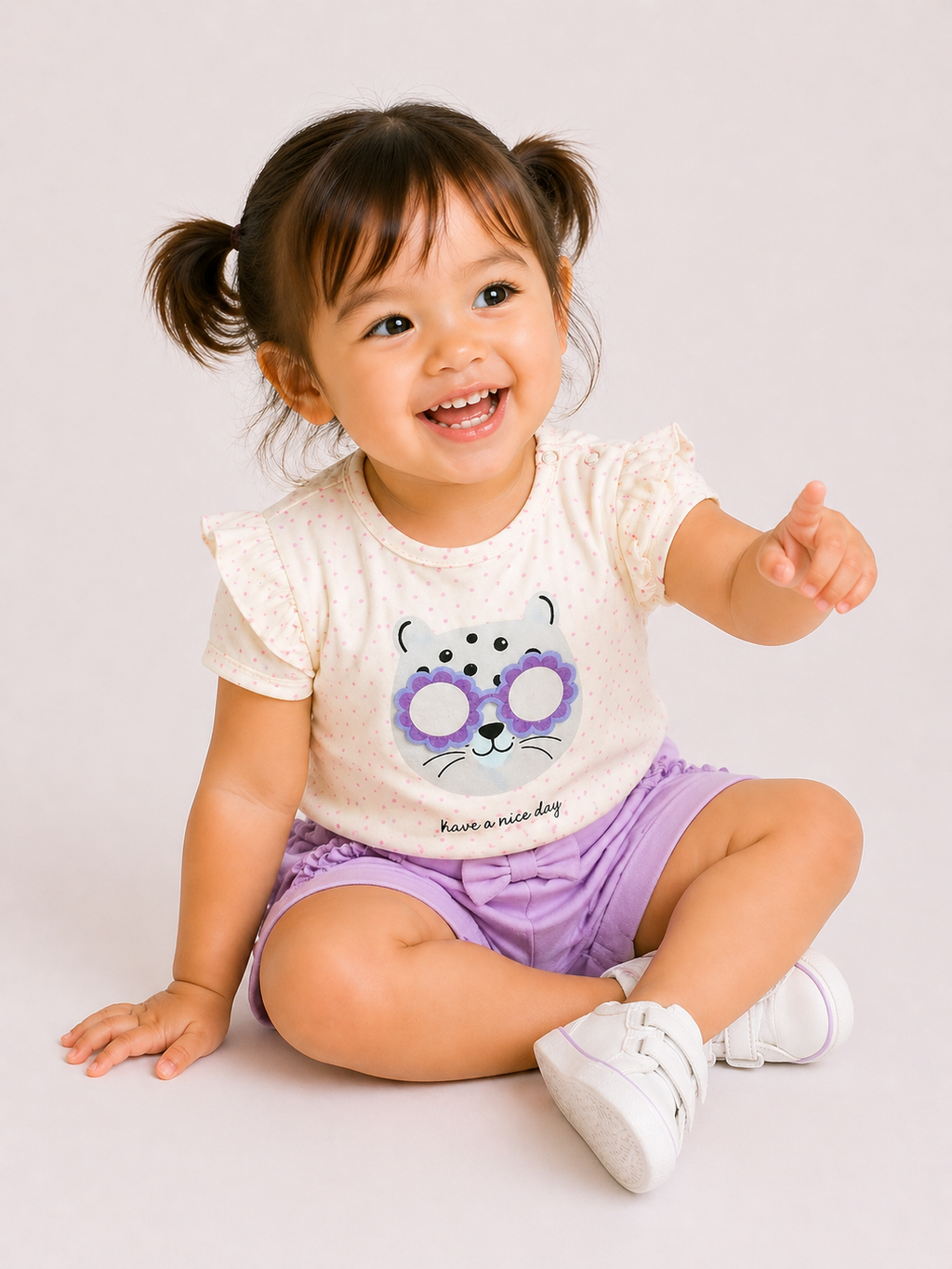Baby Girls 2Pc Shorts Set