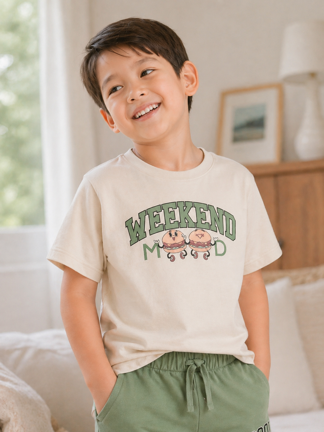Boys T Shirt Pyjama Set