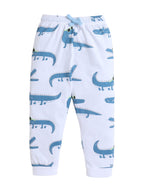 Boys’ Pajama Set “ Crocodile Print Cotton Nightwear (2-Piece Set)
