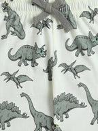 Boys’ Pajama Set “ Dino Graphic Cotton Nightwear (2-Piece Set)