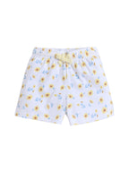 Girls Sunshine Print Cotton Pajama Set “ T-Shirt & Shorts Nightwear