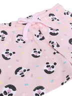 Girls Sweet Dreams Print Cotton Pajama Set “ T-Shirt & Shorts Nightwear