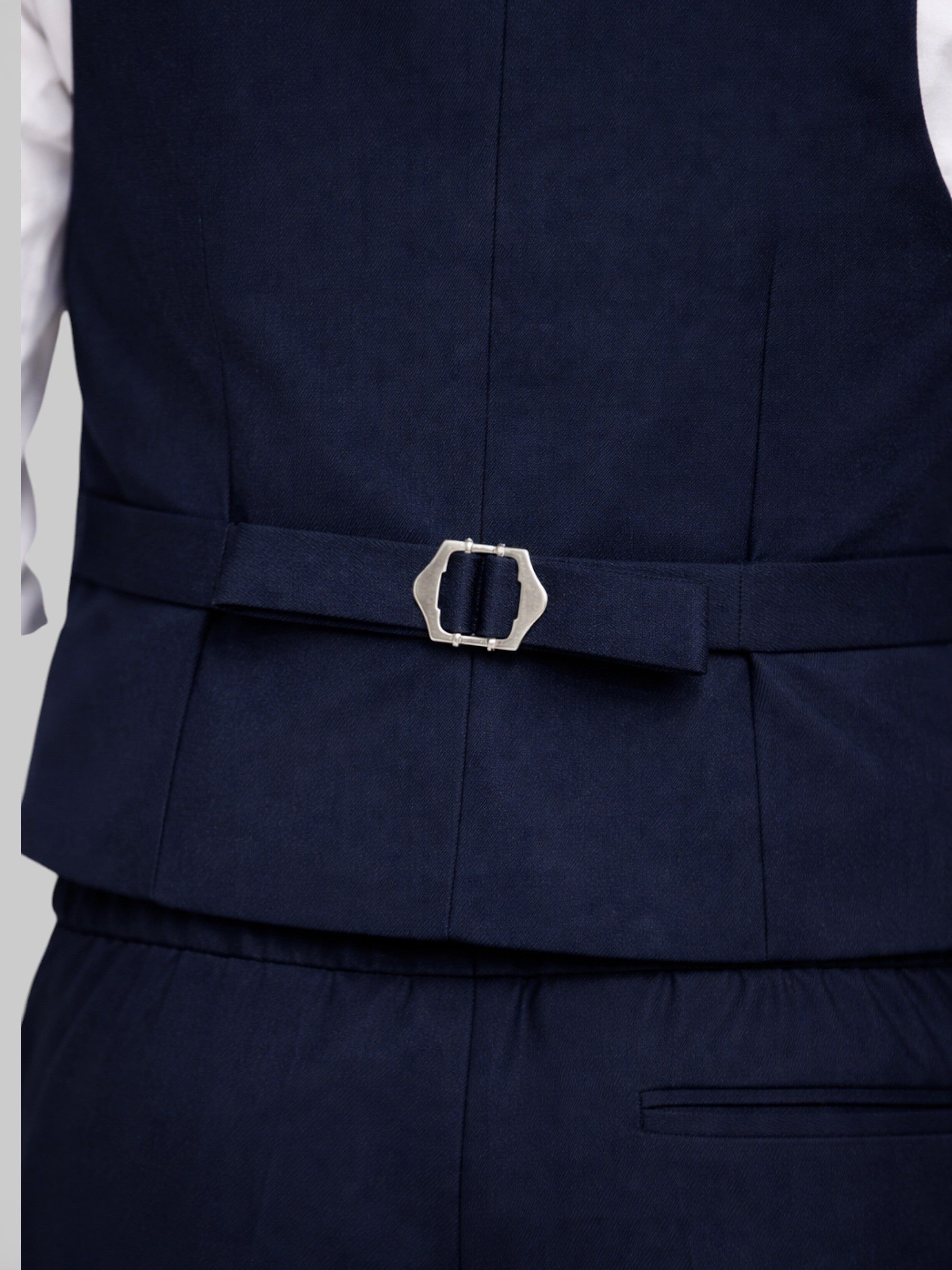 Navy Waistcoat, Shirt, Trousers & Bow Tie Set (3 Years–8 Years)