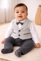 Baby Boys Romper Shirt Set