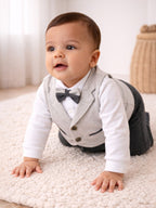 Baby Boys Romper Shirt Set