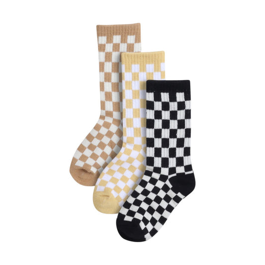 Pack of 3 Printed Socks - Jacquard